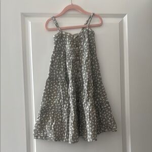 Rylee + Cru Sage and White Butterfly Dress